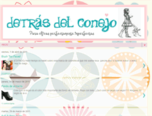 Tablet Screenshot of detrasdelconejo.blogspot.com