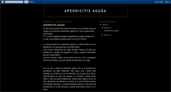 Desktop Screenshot of enfermedadapendicularaguda.blogspot.com