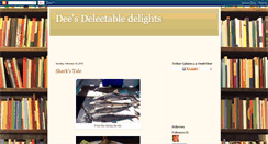 Desktop Screenshot of deesdelectabledelights.blogspot.com