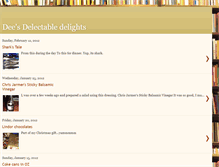 Tablet Screenshot of deesdelectabledelights.blogspot.com