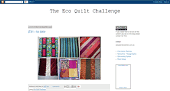 Desktop Screenshot of ecoquilt.blogspot.com