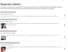 Tablet Screenshot of desperatecatholic.blogspot.com