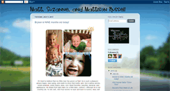 Desktop Screenshot of mattandsuzannerussell.blogspot.com