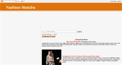 Desktop Screenshot of fashionwatchs.blogspot.com