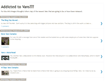 Tablet Screenshot of addictedtovans.blogspot.com