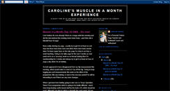 Desktop Screenshot of carolinesmuscleinamonthexperience.blogspot.com