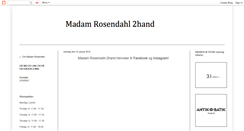 Desktop Screenshot of madamrosendahl2hand.blogspot.com