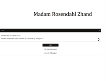 Tablet Screenshot of madamrosendahl2hand.blogspot.com
