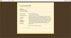 Desktop Screenshot of learningpkpd.blogspot.com