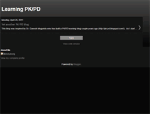 Tablet Screenshot of learningpkpd.blogspot.com