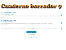 Tablet Screenshot of cuadernoborrador9.blogspot.com