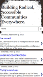 Mobile Screenshot of buildingradicalaccessiblecommunities.blogspot.com