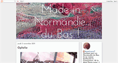 Desktop Screenshot of normandiedubas.blogspot.com