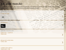 Tablet Screenshot of cejoserascao.blogspot.com