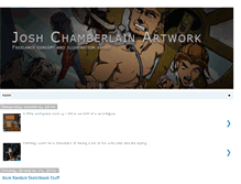 Tablet Screenshot of joshchamberlainart.blogspot.com