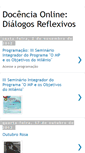 Mobile Screenshot of docenciaonlinedialogosreflexivos.blogspot.com