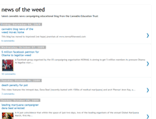 Tablet Screenshot of newsoftheweed.blogspot.com