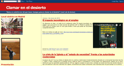 Desktop Screenshot of clamareneldesierto.blogspot.com
