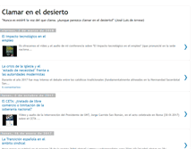 Tablet Screenshot of clamareneldesierto.blogspot.com