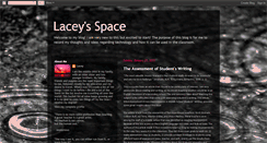 Desktop Screenshot of laceysfirstblog.blogspot.com