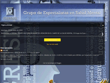 Tablet Screenshot of gresma-gpo-especialistas-salud-mental.blogspot.com