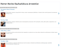 Tablet Screenshot of evildead-arvostelut.blogspot.com