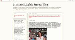 Desktop Screenshot of missourilivablestreets.blogspot.com