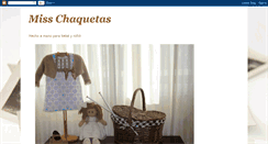 Desktop Screenshot of misschaquetas.blogspot.com