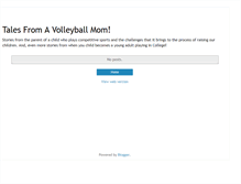 Tablet Screenshot of bestvolleyballmom.blogspot.com