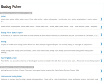 Tablet Screenshot of bodogpoker.blogspot.com