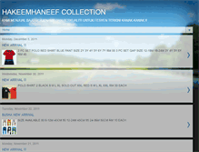 Tablet Screenshot of hakeemhaneefcollection.blogspot.com