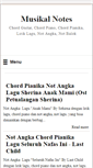 Mobile Screenshot of chord-pianika.blogspot.com