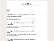 Tablet Screenshot of chord-pianika.blogspot.com