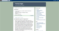 Desktop Screenshot of flaminghaggis.blogspot.com