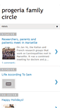 Mobile Screenshot of progeriafamilycircle.blogspot.com
