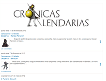 Tablet Screenshot of cronicaslendarias.blogspot.com