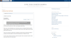 Desktop Screenshot of lifefornorthkorea.blogspot.com
