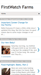 Mobile Screenshot of firstwatchfarms.blogspot.com