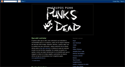 Desktop Screenshot of grupospunk.blogspot.com