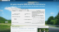 Desktop Screenshot of bill-gates-daughter.blogspot.com