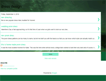 Tablet Screenshot of dressdesiging.blogspot.com