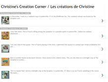 Tablet Screenshot of christinecreationcorner.blogspot.com