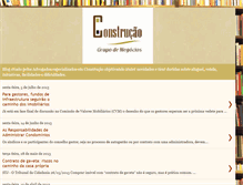 Tablet Screenshot of construcaonews.blogspot.com