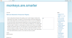 Desktop Screenshot of monkeysaresmarter.blogspot.com