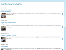 Tablet Screenshot of monkeysaresmarter.blogspot.com