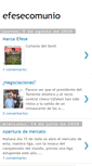 Mobile Screenshot of efesecomunio.blogspot.com
