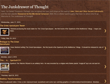 Tablet Screenshot of junkdrawerofthought.blogspot.com