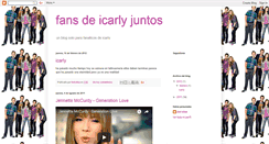 Desktop Screenshot of fansdeicarlyjuntos.blogspot.com
