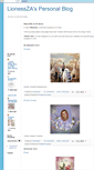 Mobile Screenshot of lionessza.blogspot.com