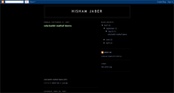 Desktop Screenshot of jaberhisham.blogspot.com